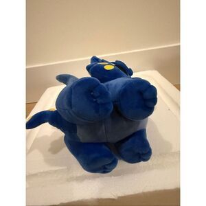 Golden State Warriors Dragon Fan Plush Toy Soft Stuffed Animal Blue Yellow NWOT